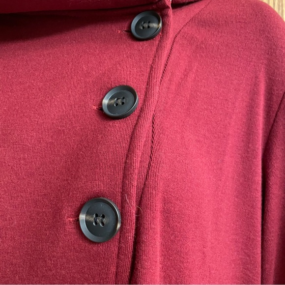 NWT Ranphee Women’s Long Sleeve Burgundy Tunic Tops Cowl Neck Sweater Maternity - Picture 5 of 14
